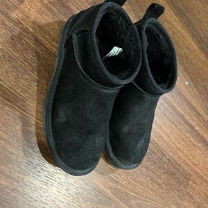 Black Suede Ankle Boots